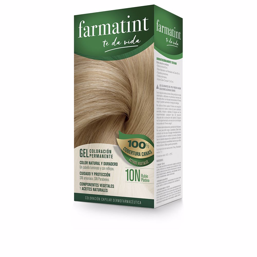 FARMATINT GEL permanent color #10n-platinum blonde 5 units-0