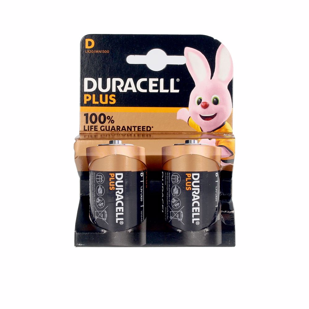 DURACELL PLUS POWER LR20/MN1300 batteries pack x 2 u-0