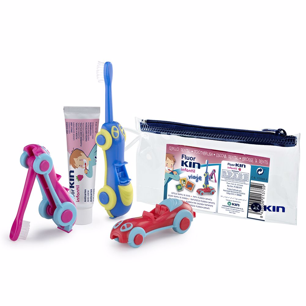 FLUORKIN INFANTIL VIAJE COCHE set 3 pz-0