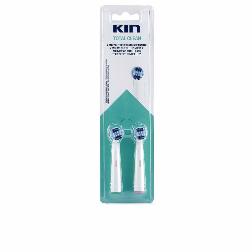KIN TOTAL CLEAN universal electric brush head 2 units-0
