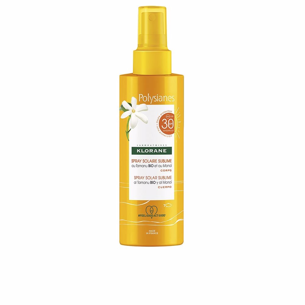 POLYSIANES MONOÏ Y TAMANU BIO body sun spray SPF30 200 ml - Cosmova