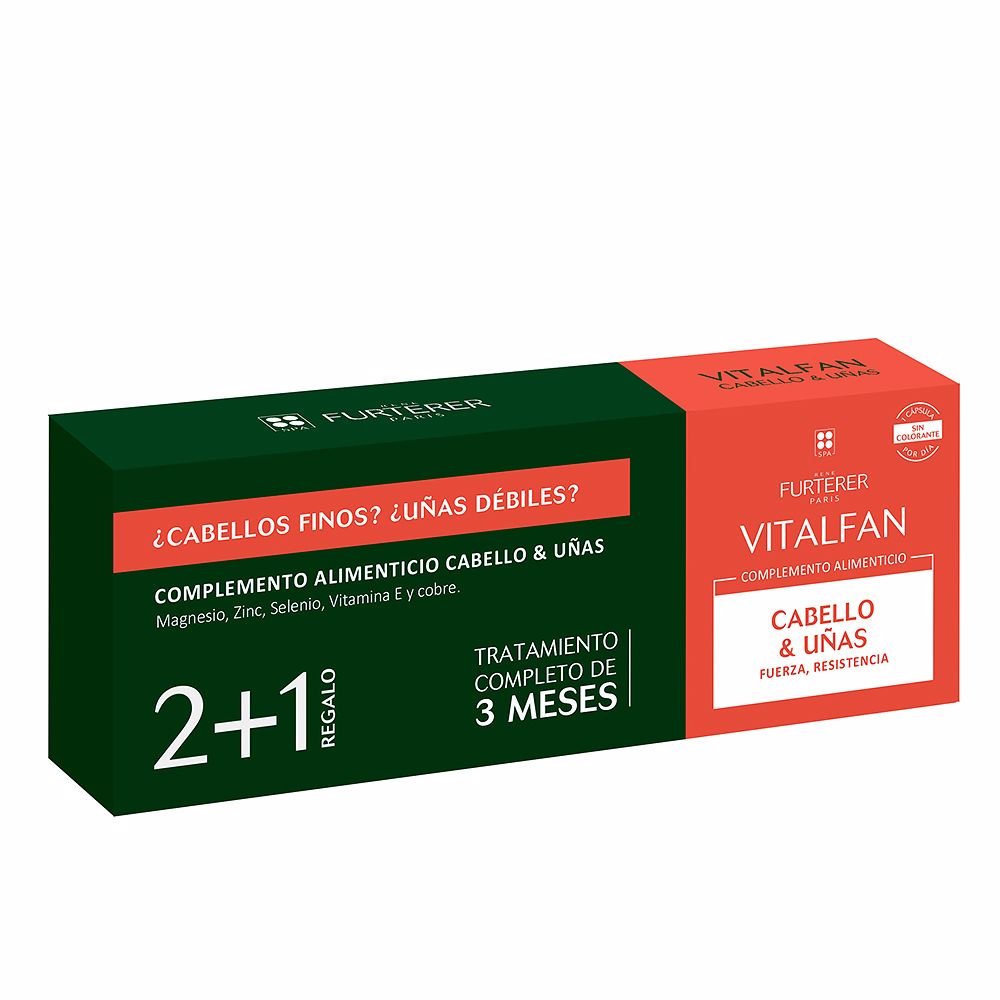 VITALFAN VITALITY HAIR AND NAILS CAPSULES LOT 3 x 30 u - Cosmova
