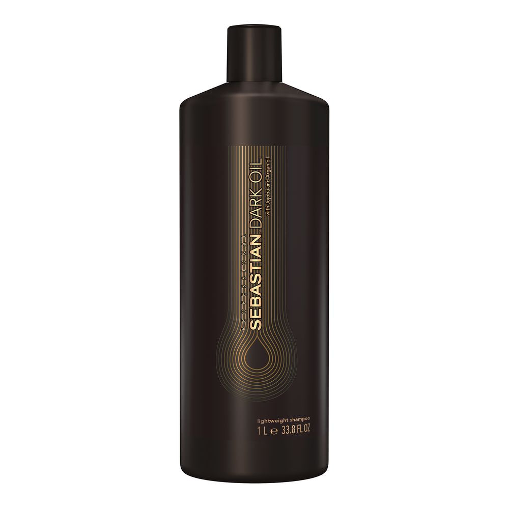 DARK OIL Light Shampoo Moisturizes and Softens 1000 ml-0