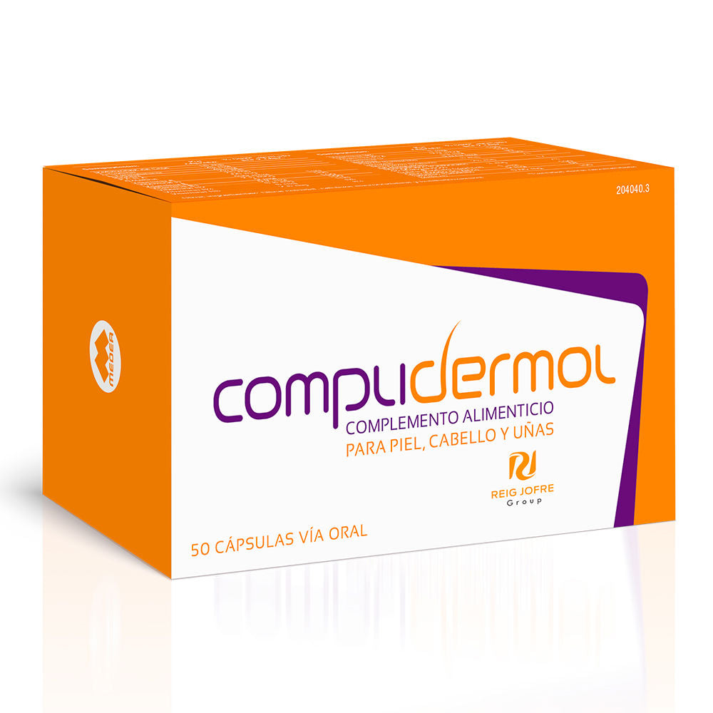 COMPLIDERMOL para piel, cabello y uñas 50 cápsulas-0