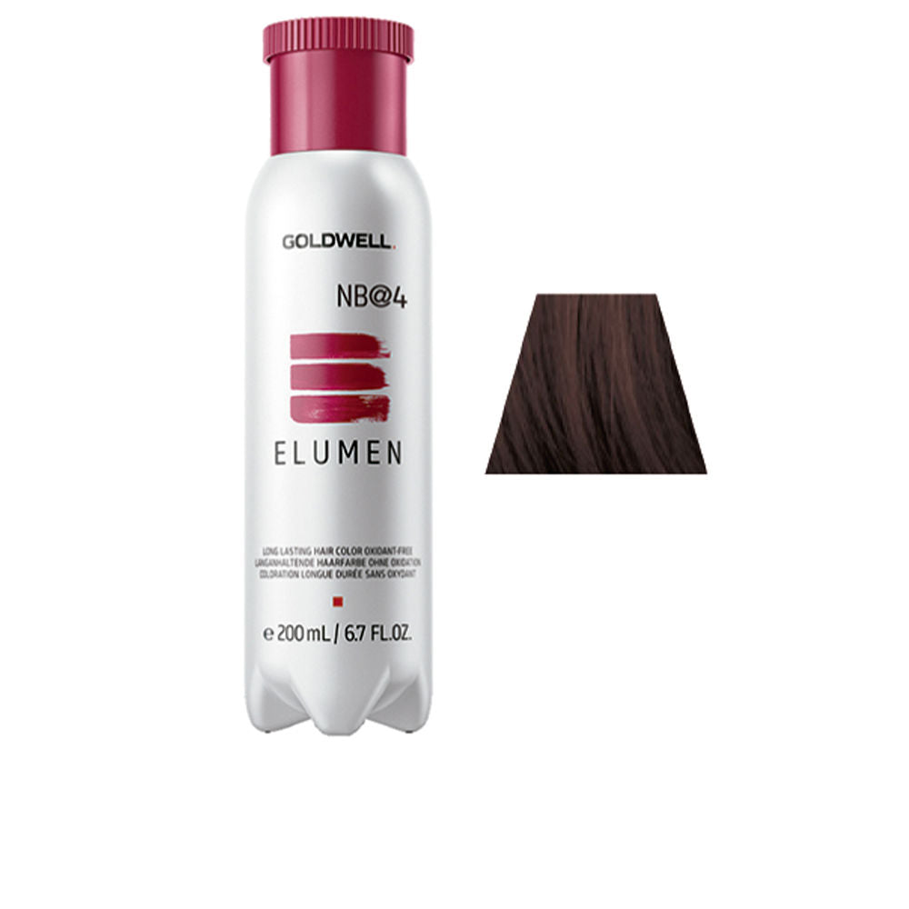 ELUMEN long lasting hair color oxidant free #NB@4 200 ml-0