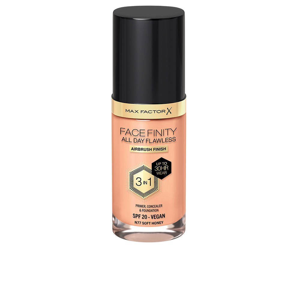 FACEFINITY 3IN1 primer, concealer &amp; foundation #77-soft honey 30 ml-0