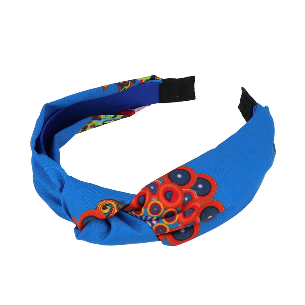HEADBAND lined in fabric with knot 1 u-0