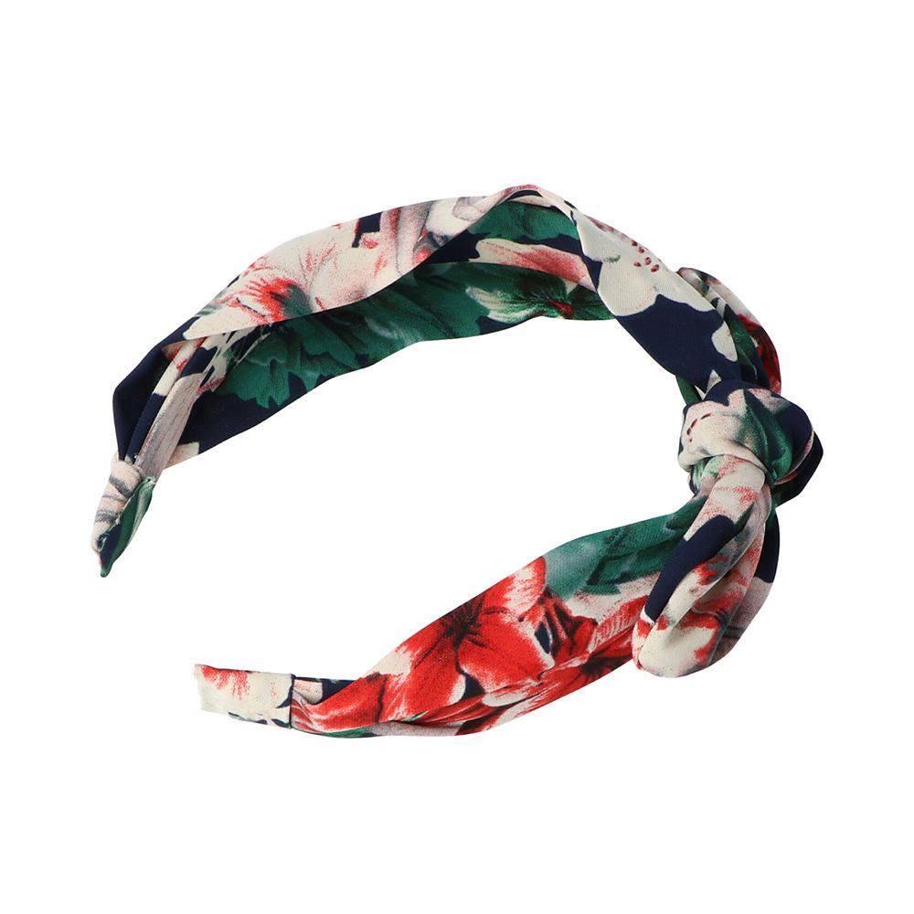 HEADBAND lined with fabric with bow 1 u-0