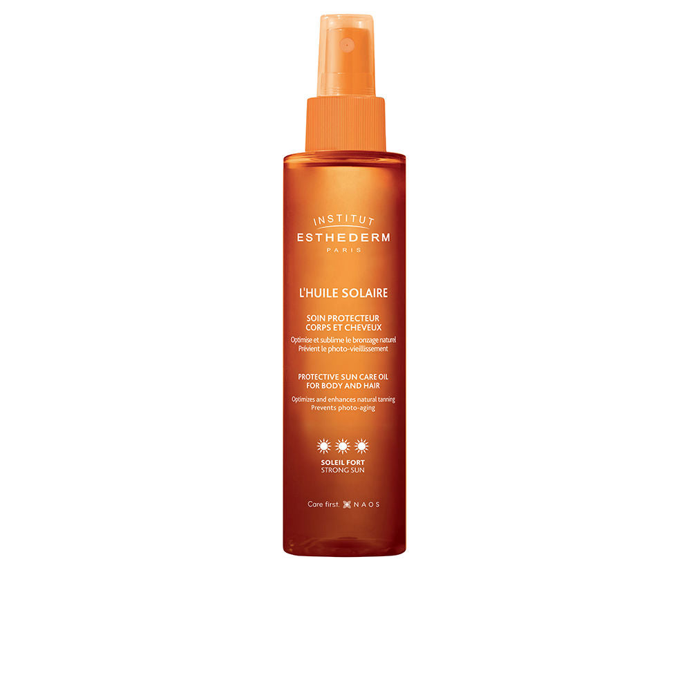 L&#39;HUILE SOLAIRE strong sun body and hair spray 150 ml-0