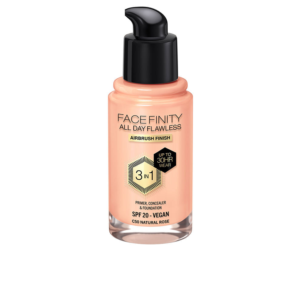 FACEFINITY ALL DAY FLAWLESS 3 IN 1 foundation #C50-natural rose 30 ml-0