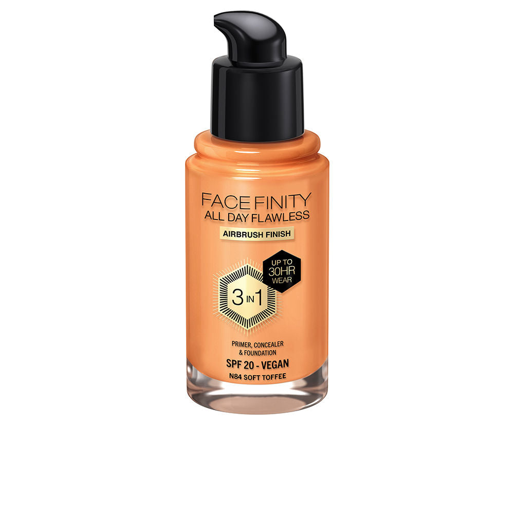 FACEFINITY ALL DAY FLAWLESS 3 IN 1 foundation #N84-soft toffee 30 ml-0
