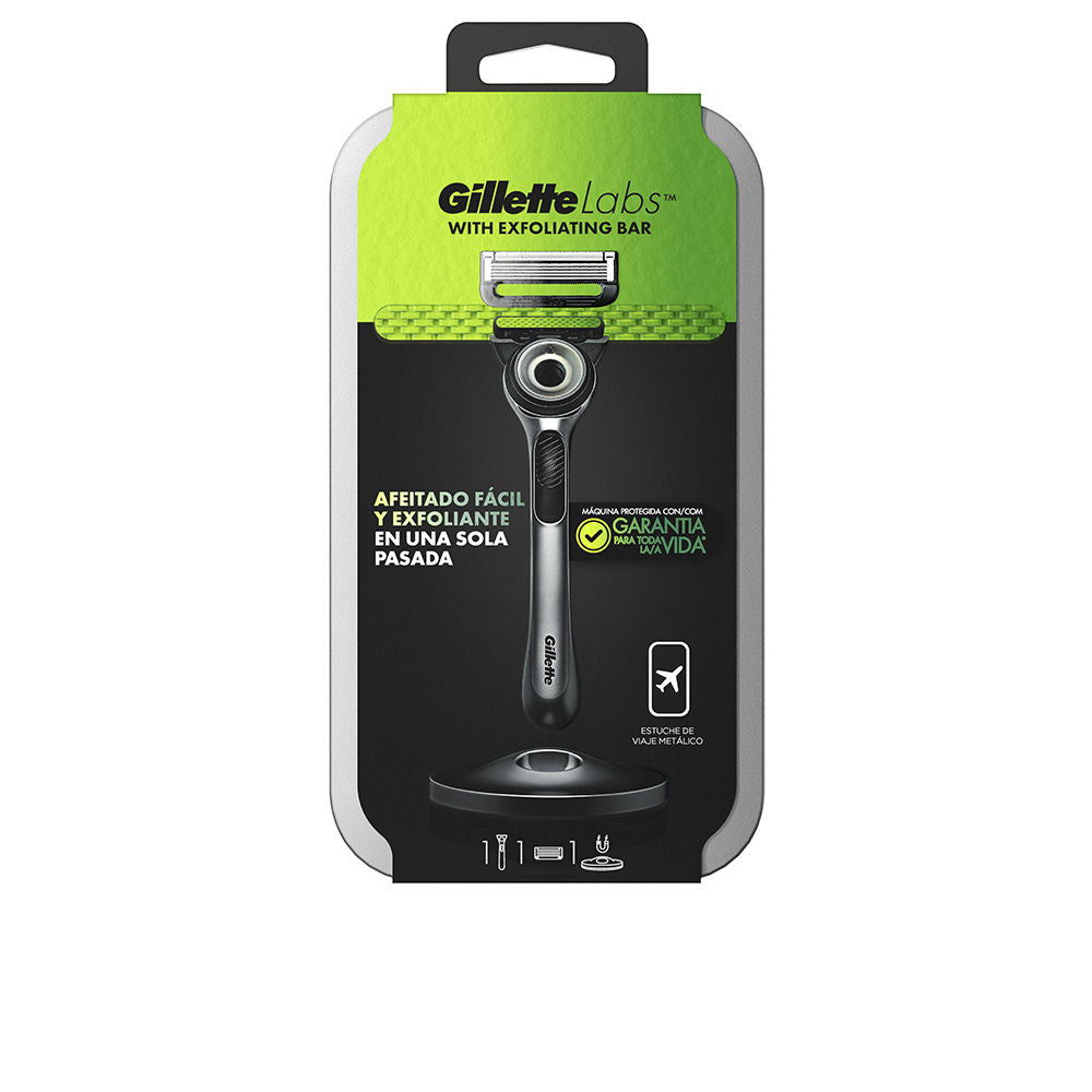 GILLETTE SKINCARE LABS razor + 1 refill + travel case 3 units-0