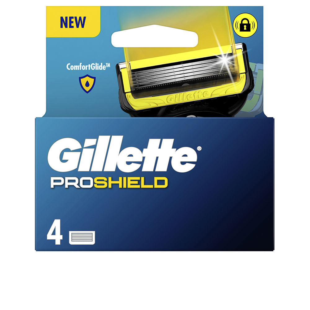 GILLETTE FUSION PROSHIELD charger 4 refills-0