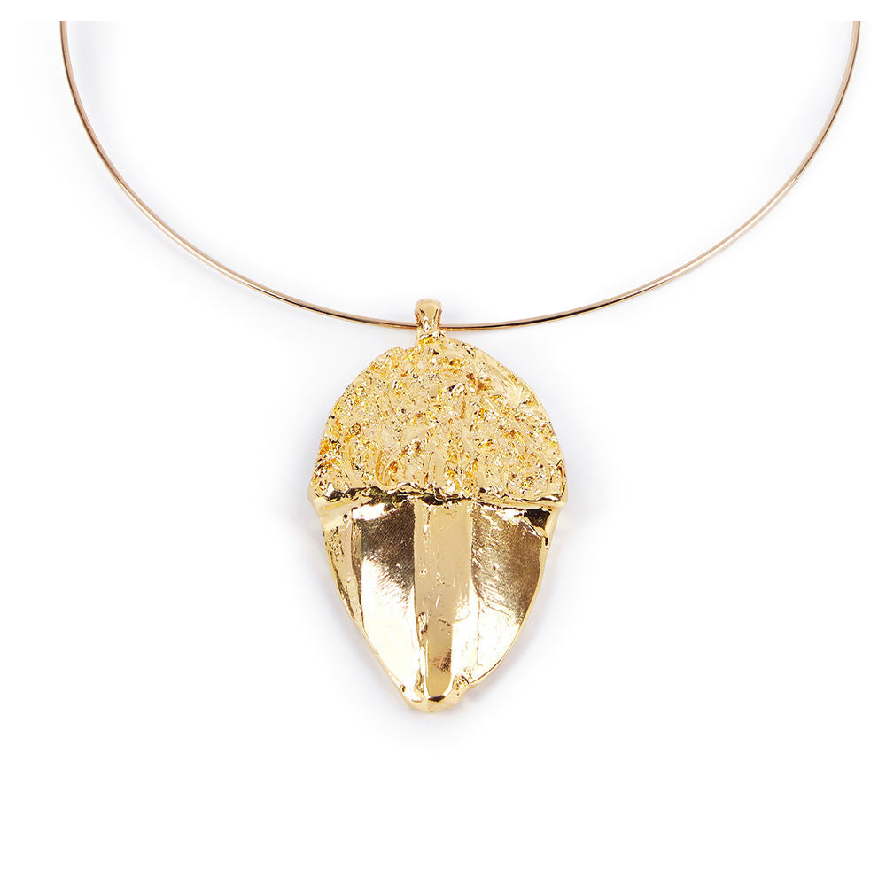 BELLOTA rigid necklace #shiny gold 1 u-0