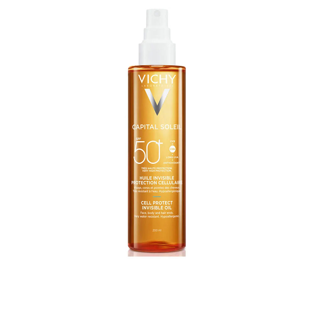 CAPITAL SOLEIL spray aceite invisible cell protect SPF50 200 ml-0