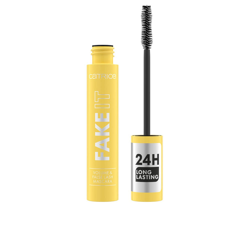 FAKE IT volume mascara and false eyelashes #010-deep black 11 ml-0