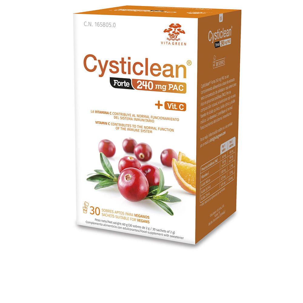 CYSTICLEAN FORTE with PAC and Vit C and Cranberry sachets 30 units-0