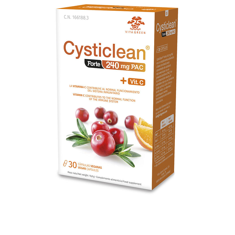 CYSTICLEAN FORTE with PAC and Vit C and Cranberry capsules 30 u-0