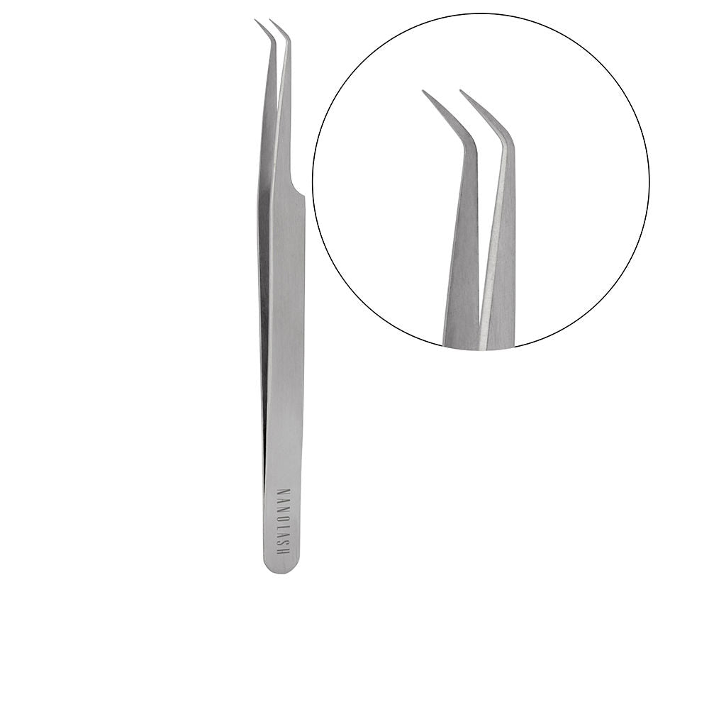 L SHAPE eyelash tweezers 1 u-0