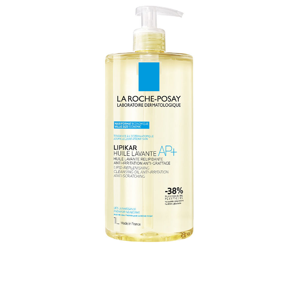 LIPIKAR AP+ Cleansing Oil Anti-irritation Body Cleanser for Atopic Skin 1000 ml-0