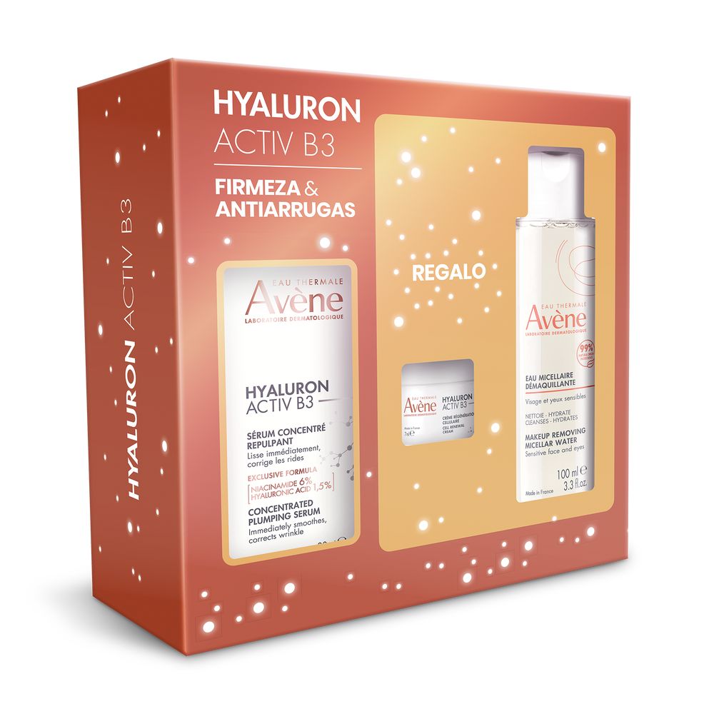 HYALURON ACTIV B3 SERUM + MICELLAR + CREAM CASE 3 pcs-0