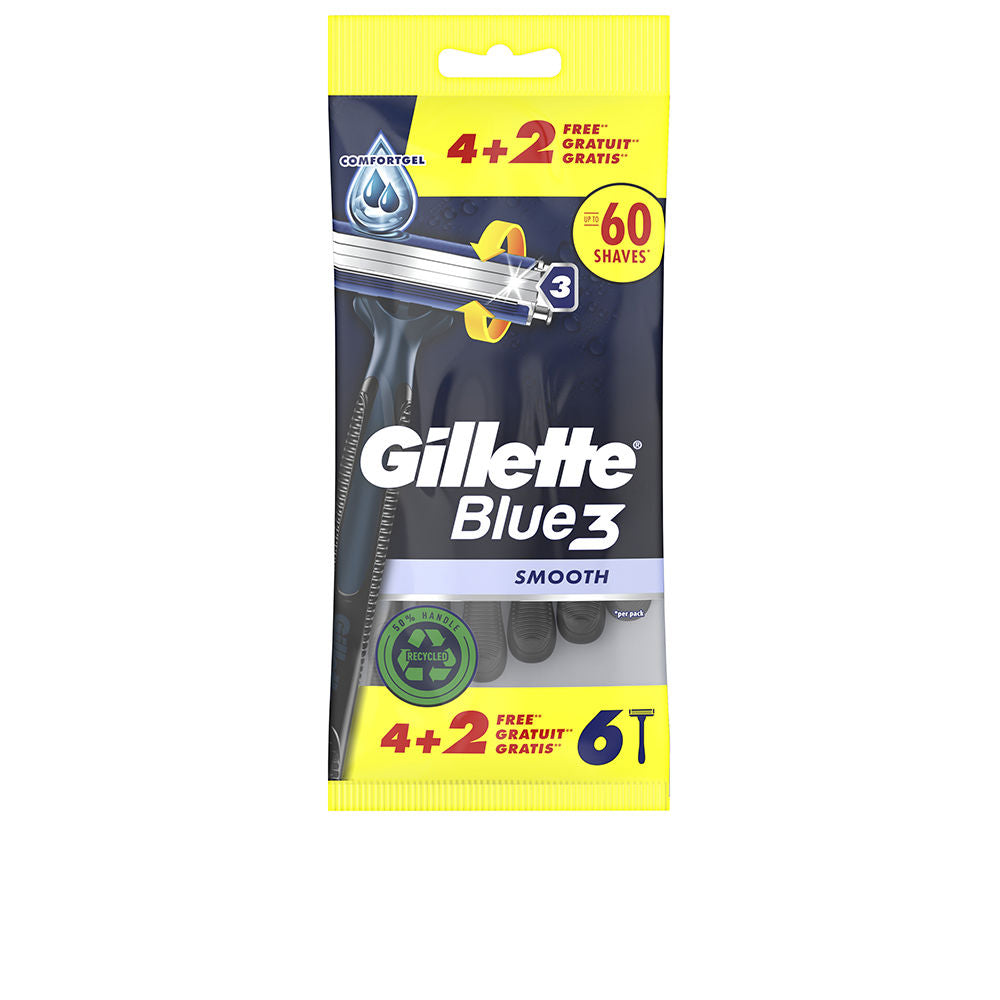 GILLETTE BLUE 3 disposable razor blades 6 units-0