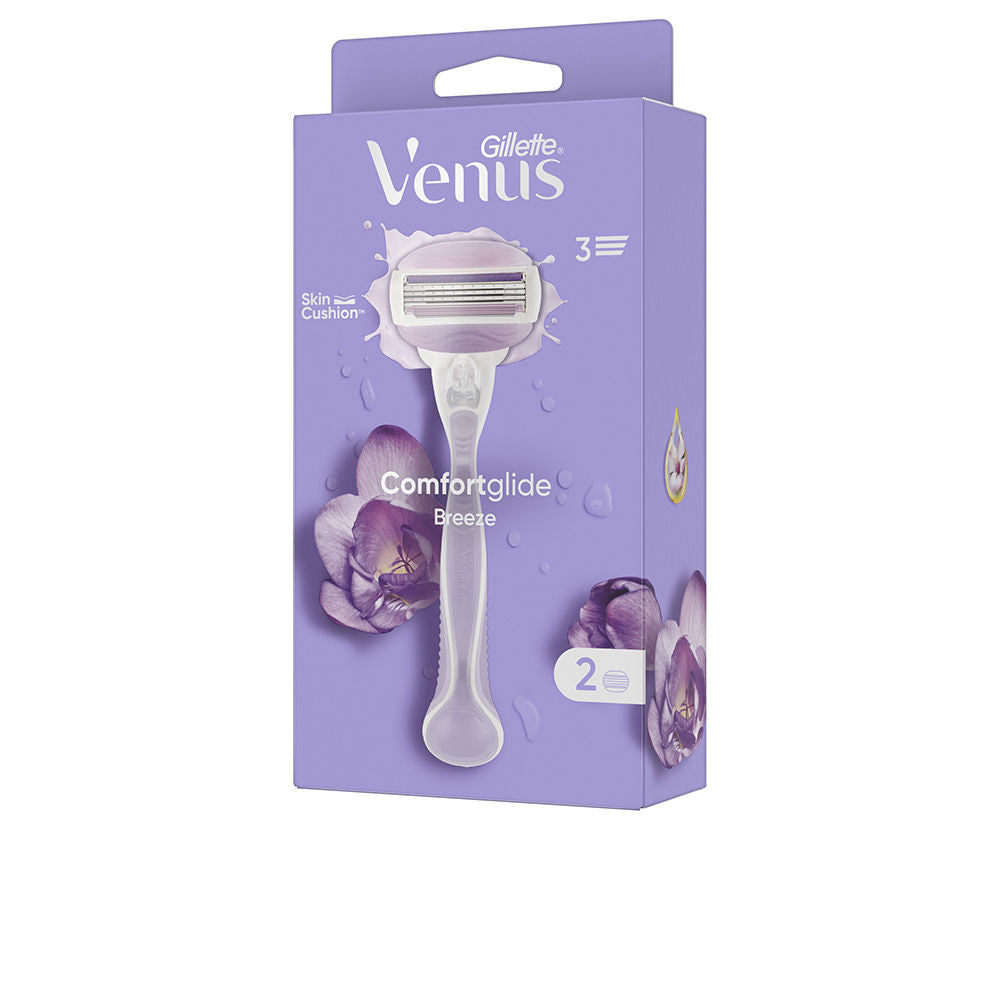 GILLETTE VENUS BREEZE razor + 2 refills-0