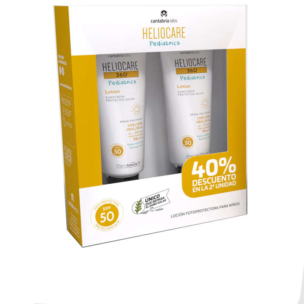 HELIOCARE 360° PEDIATRICS sunscreen lotion SPF50 pack 2 x 200 ml-0