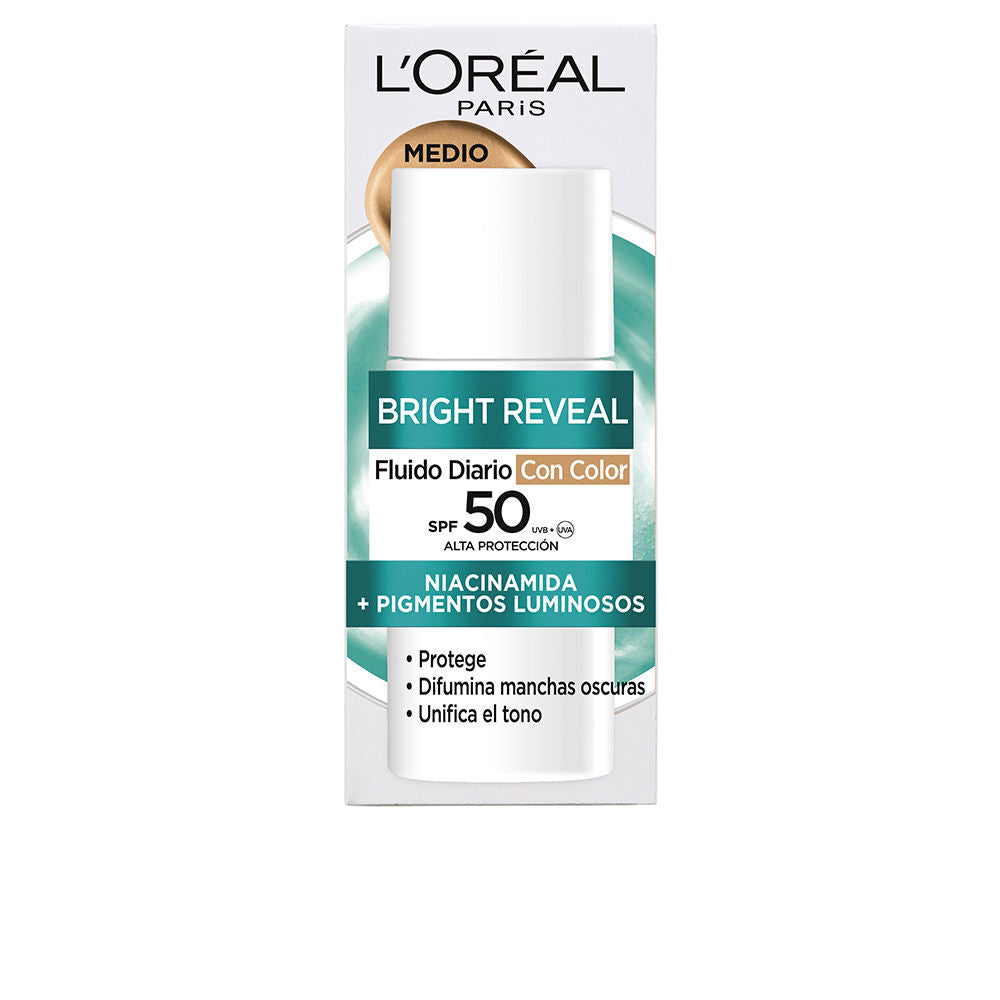 BRIGHT REVEAL NIACINAMIDA fluido diario SPF50 #medio 50 ml-0