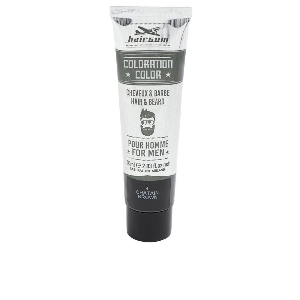 COLORATION beard and hair dye #4-Chestnut 60 gr-0