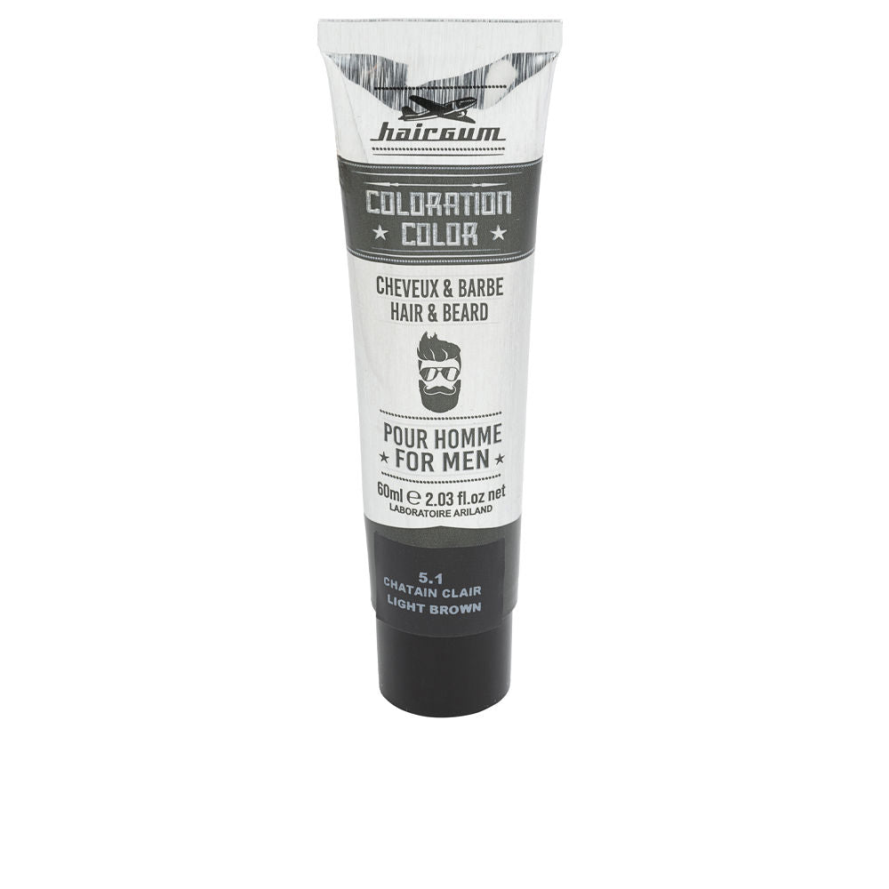 COLORATION beard and hair dye #5.1-Light Brown 60 gr-0