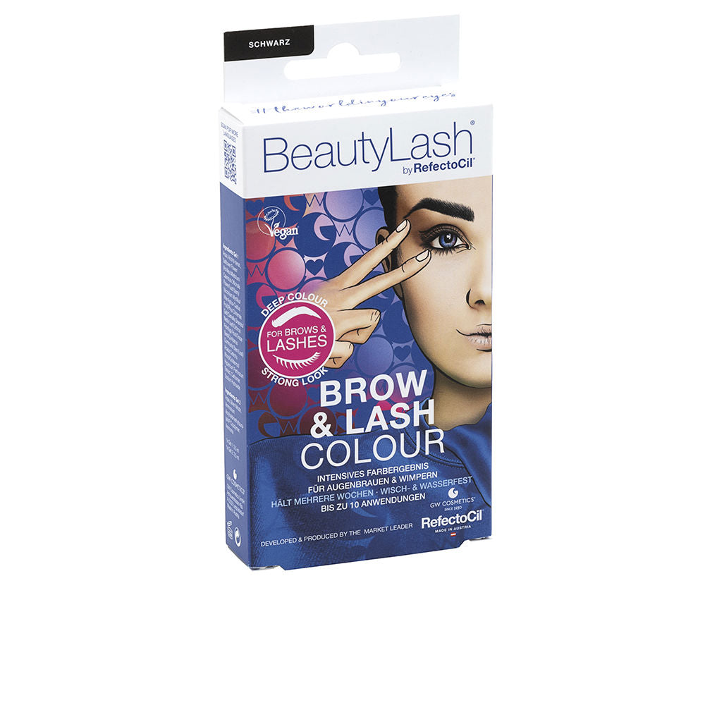 BEAUTYLASH BROW &amp; LASH COLOUR eyebrow and eyelash tint kit #Black 1 unit-0