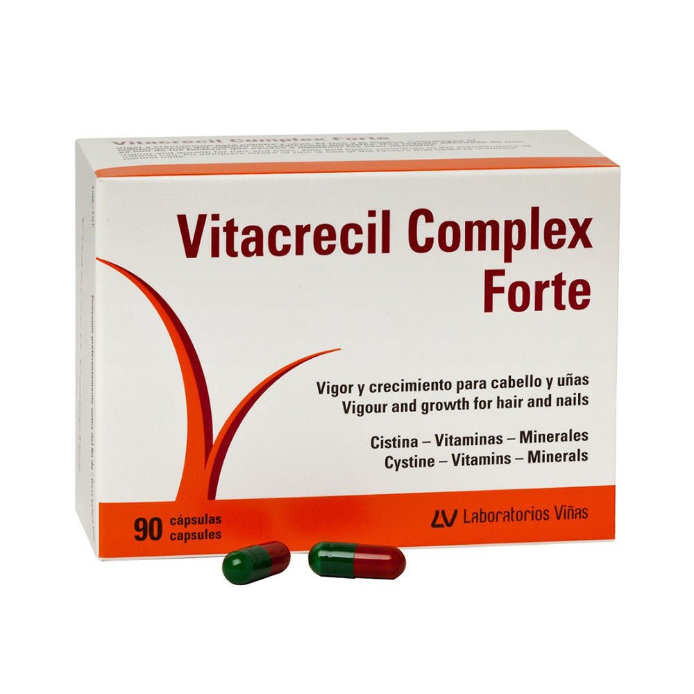 VITACRECIL COMPLEX FORTE hair and nails capsules 90 units - Cosmova