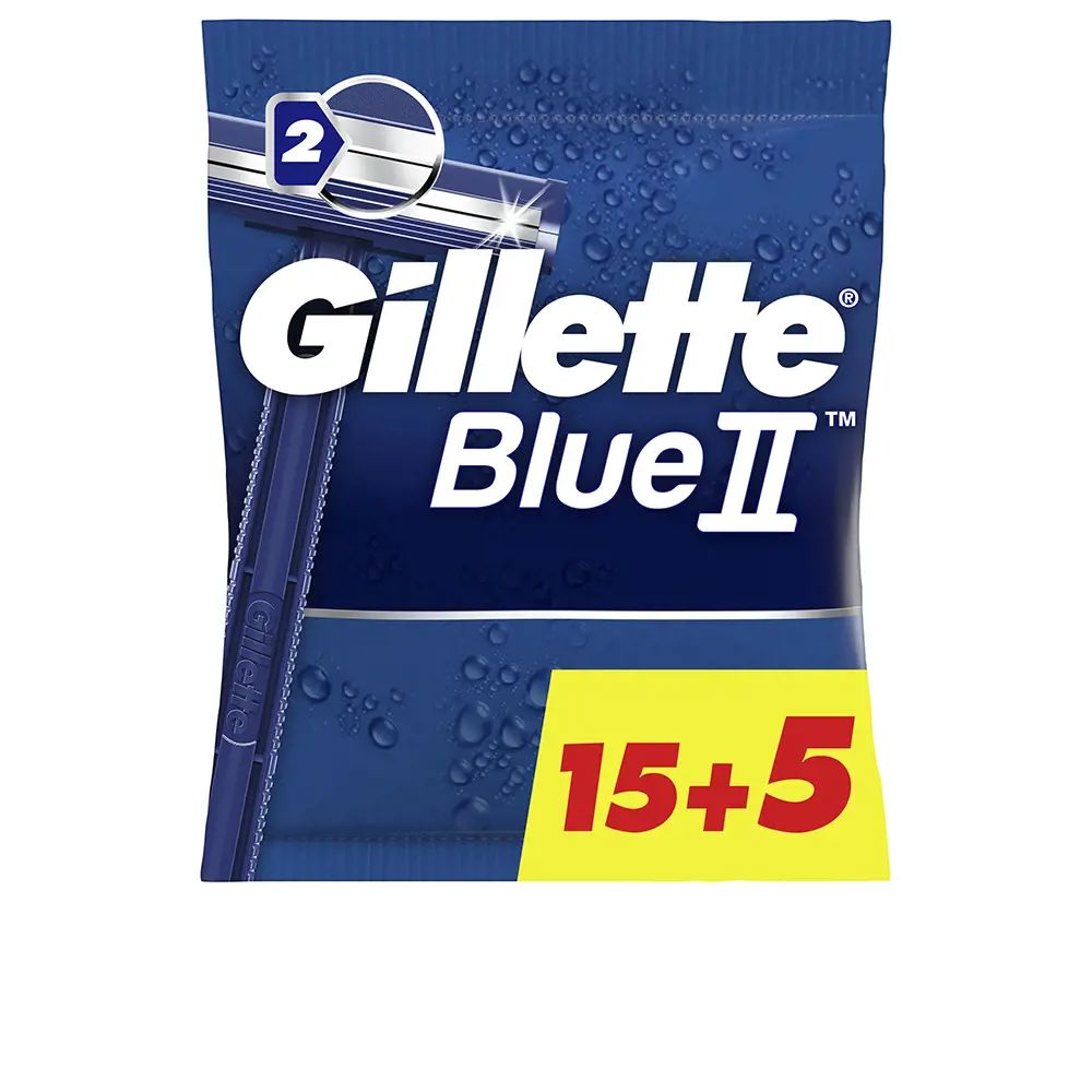 GILLETTE BLUE II disposable razor blades 20 units-0