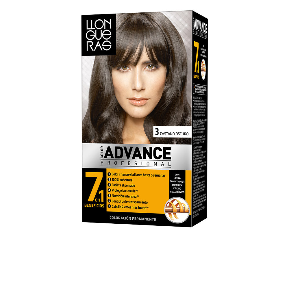 COLOR ADVANCE #3-castaño oscuro 1 u-0
