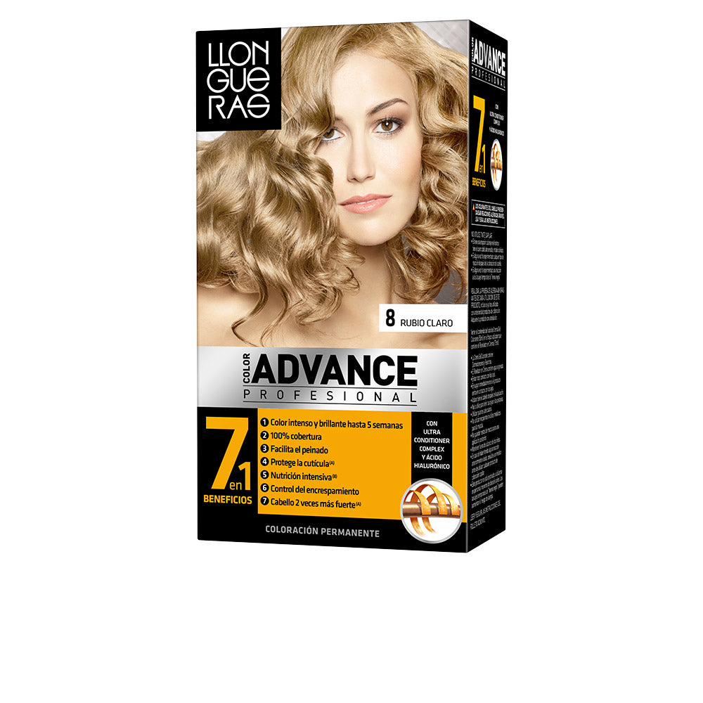 COLOR ADVANCE #8-rubio claro 1 u-0