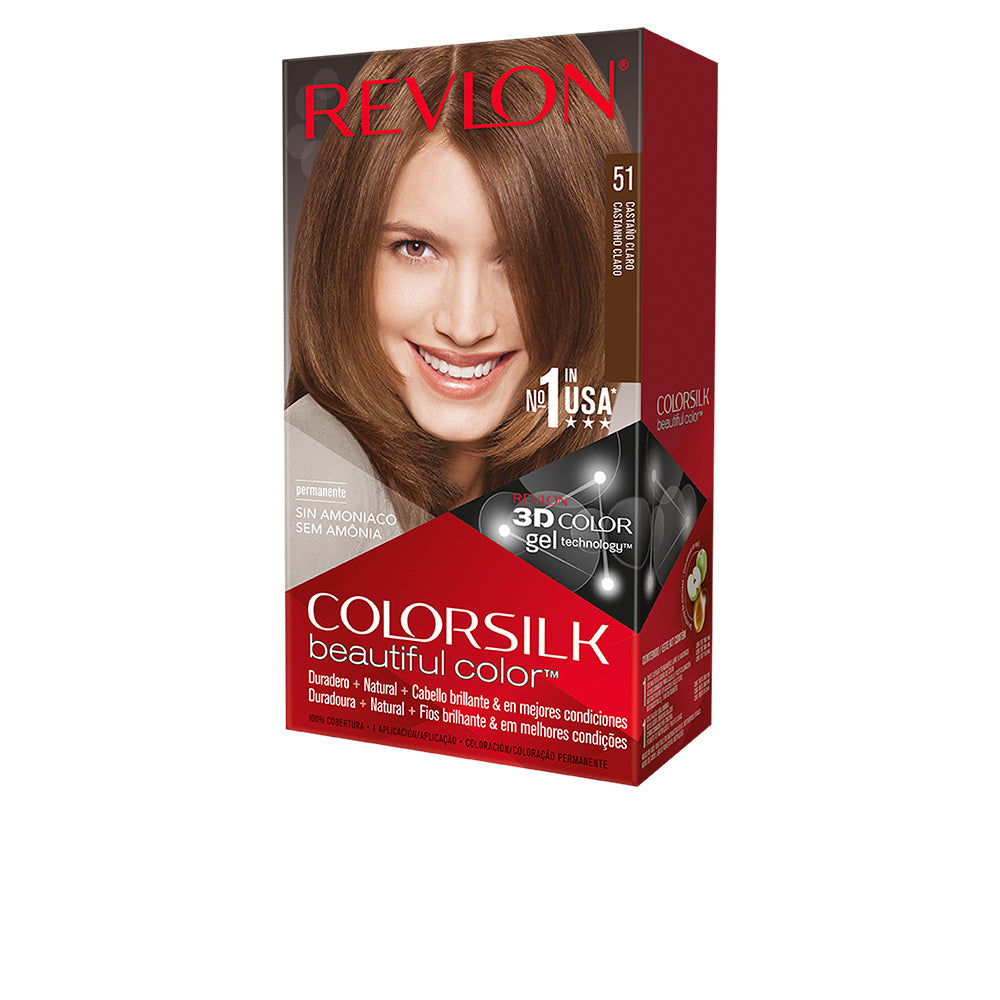 COLORSILK tinte #51-castaño claro 1 u-0