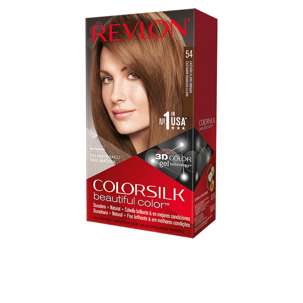 COLORSILK tinte #54-castaño claro dorado 1 u-0