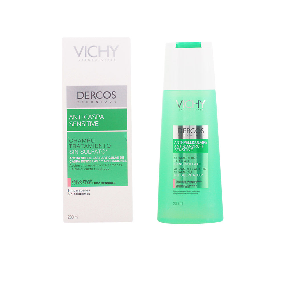 DERCOS sensitive sulfate-free anti-dandruff shampoo 200 ml-0