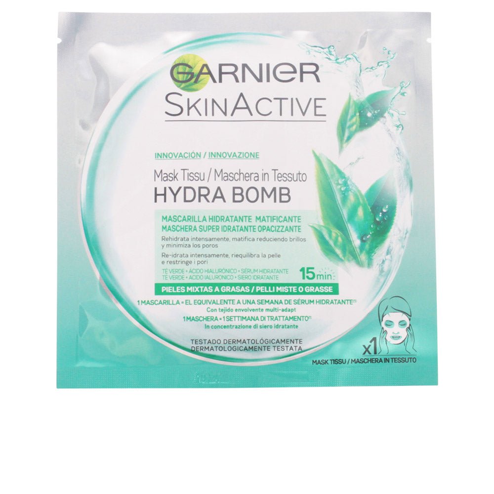 SKINACTIVE HYDRABOMB mascarilla facial hidratante matificante piel mixta - grasa 28 gr - Cosmova