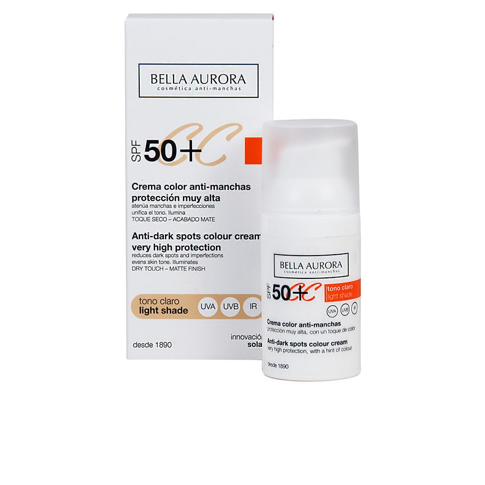 CC CREAM anti-manchas SPF50+ #tono claro-0