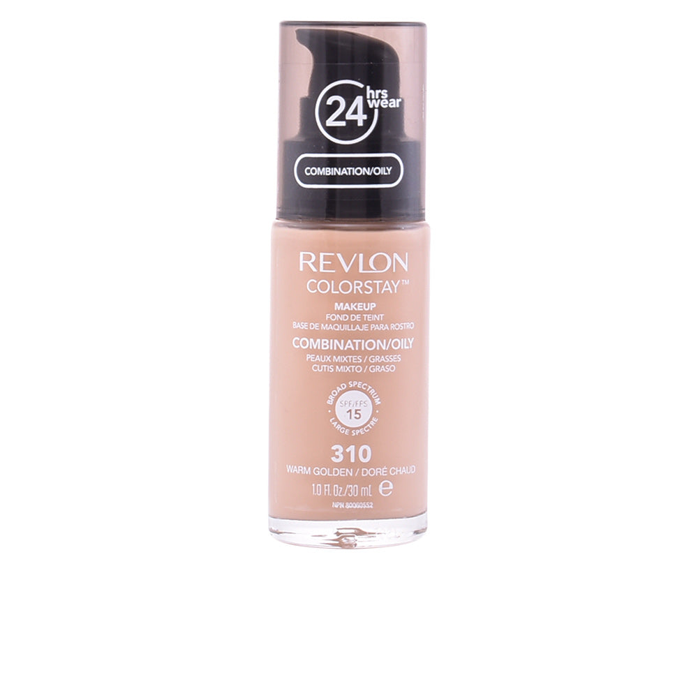 COLORSTAY foundation combination/oily skin #310-warm golden 30 ml-0