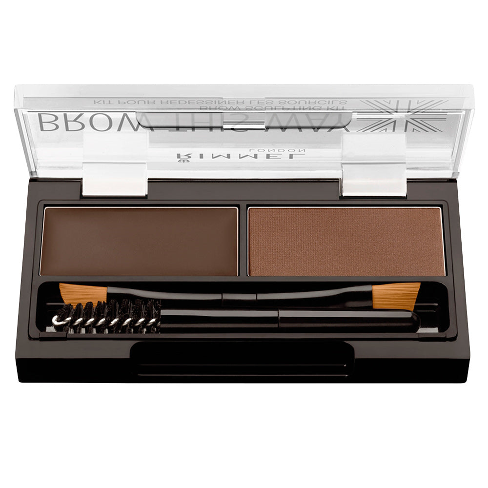 BROW THIS WAY eyebrow sculpting kit #003 -dark brown-0