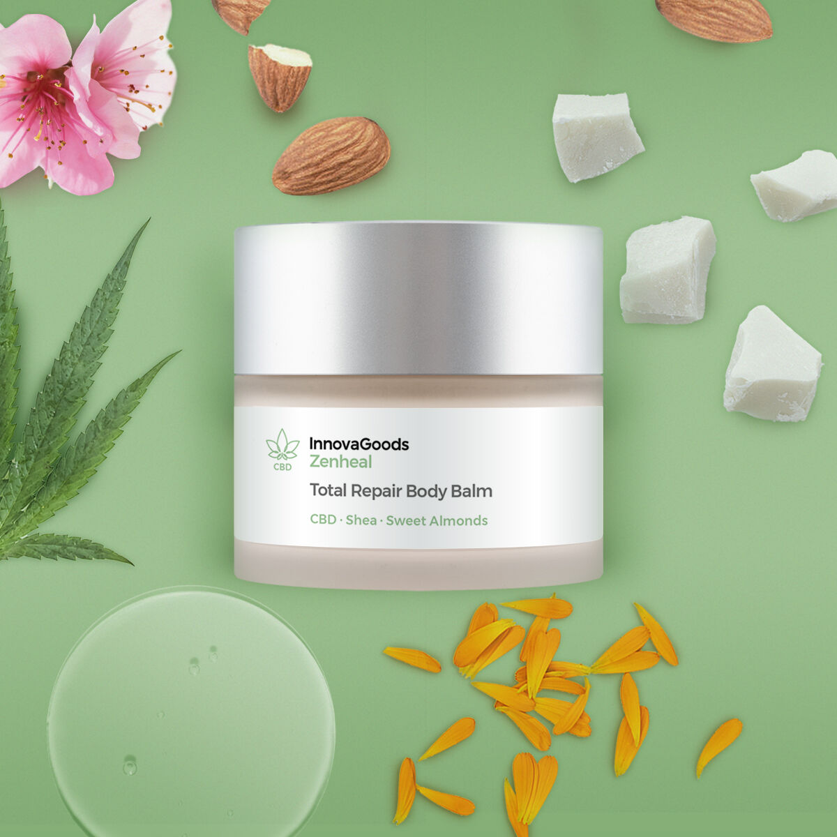 Body Repair Balsam CBD Zenheal InnovaGoods 50 ml-4