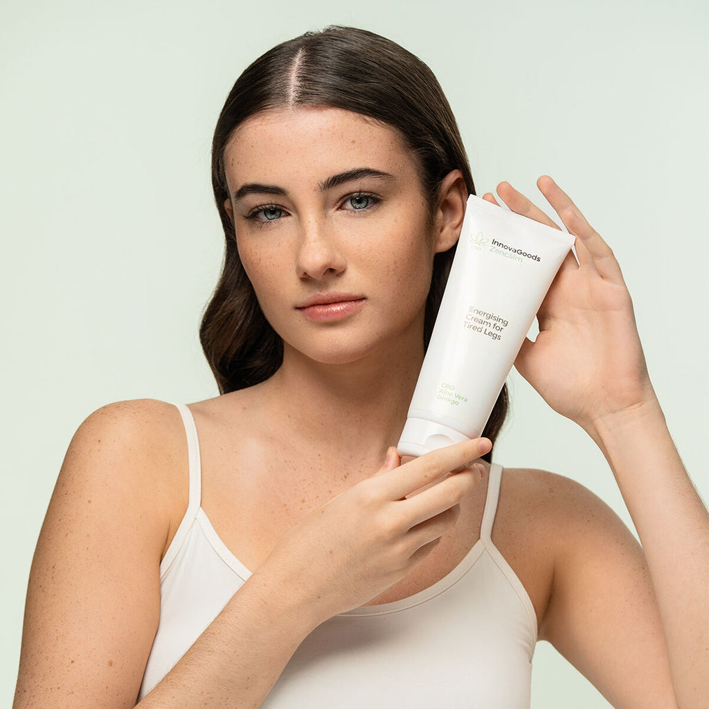 Energising Cream for Tired Legs CBD Zencalm InnovaGoods 200 ml-7