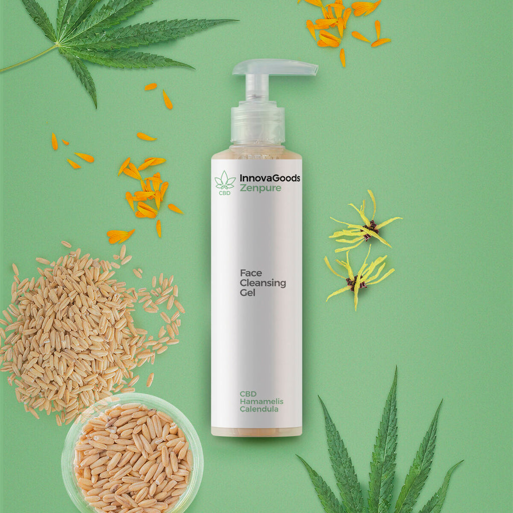 Facial Cleansing Gel CBD Zenpure InnovaGoods 200 ml-4