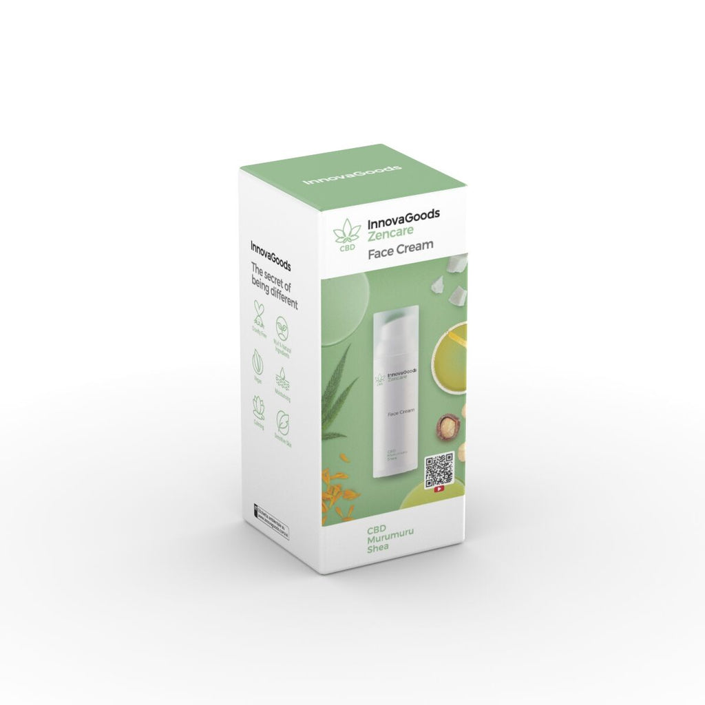 Hydrating Facial Cream CBD Zencare InnovaGoods 50 ml-1