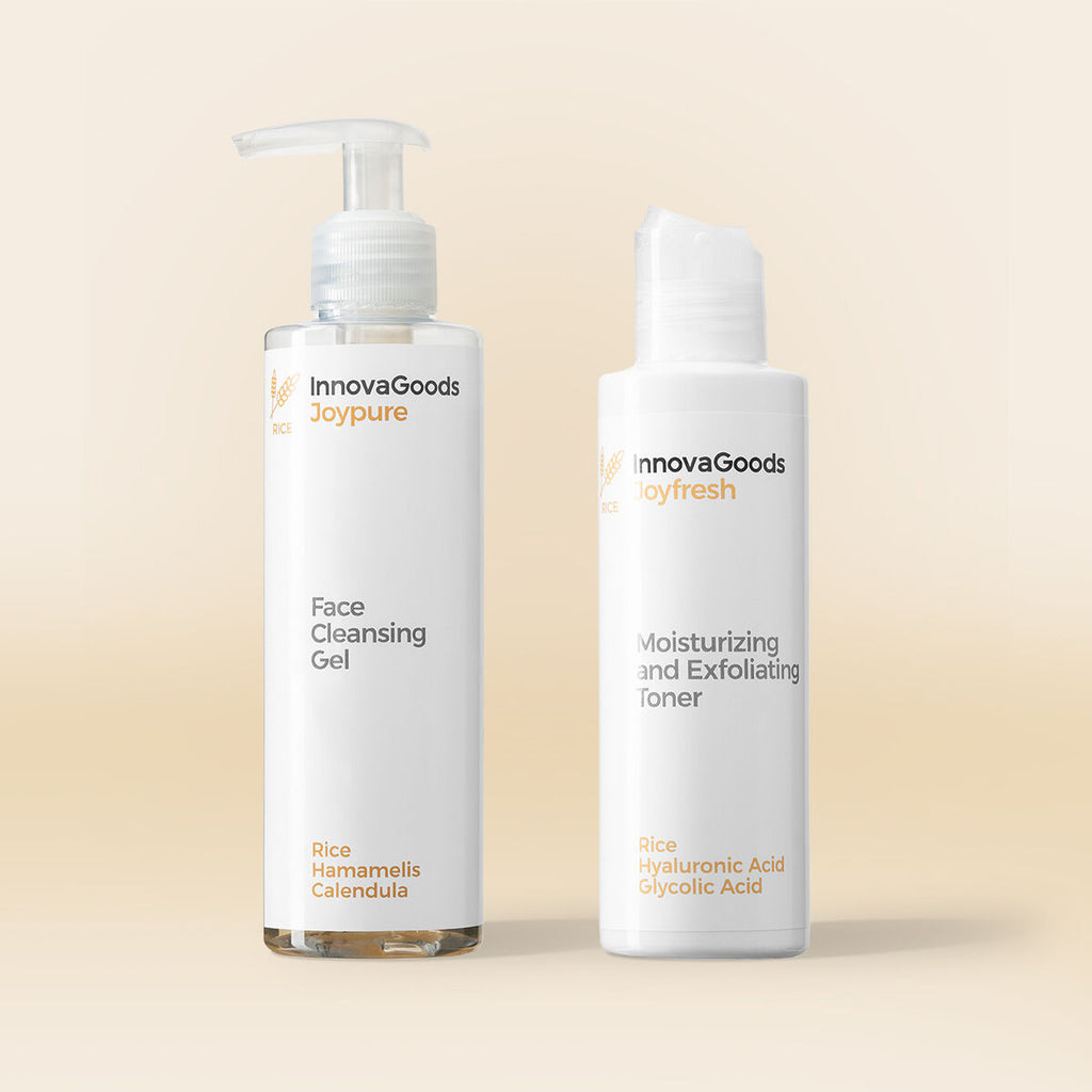 Face Cleansing Duo Pack Rice InnovaGoods-0