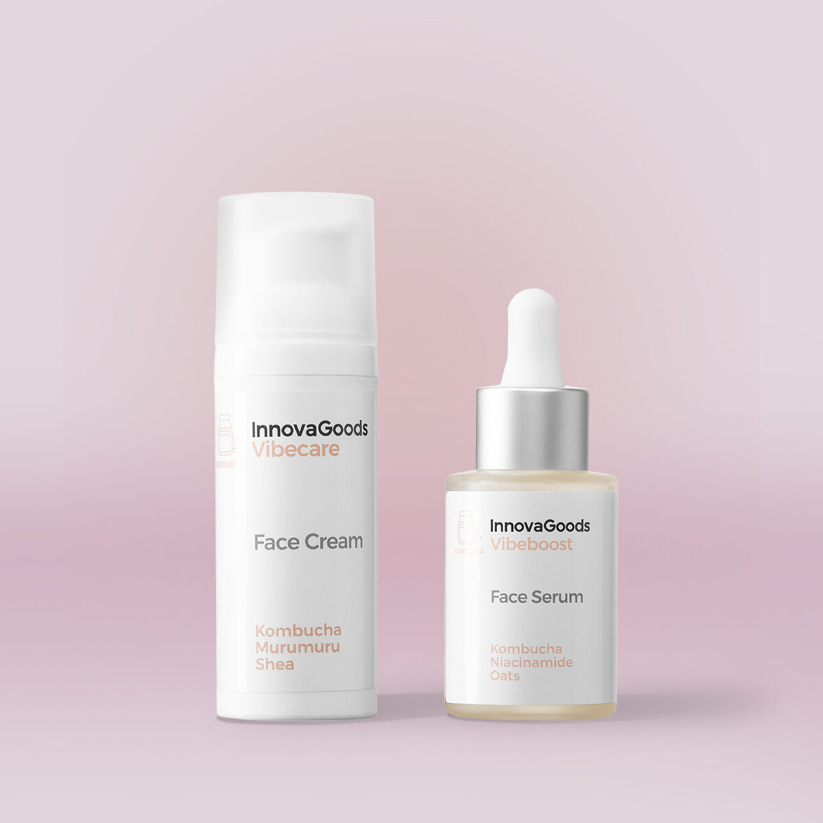 Face Moisturising Duo Pack Kombucha InnovaGoods-0